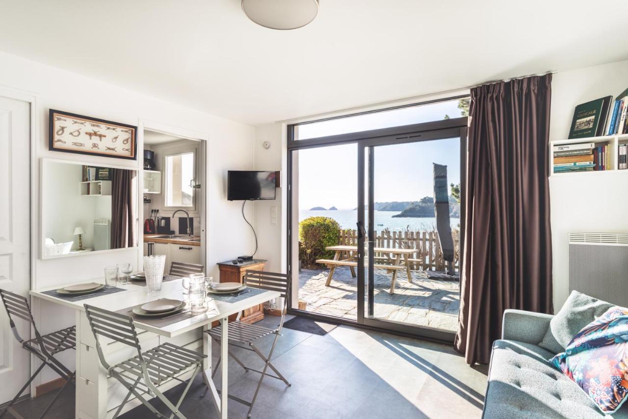 Jardin Sur L'Eau - Appt Vue Mer Cancale Dış mekan fotoğraf